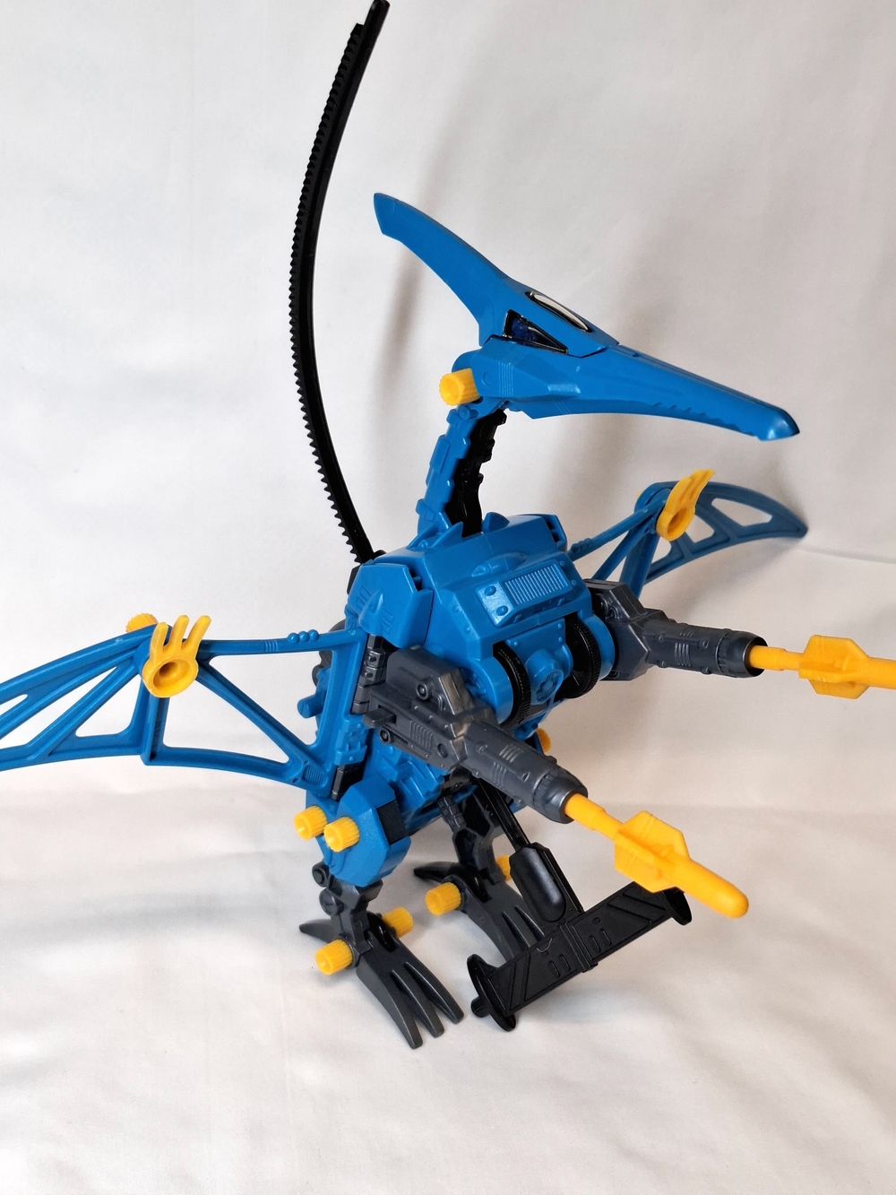 Blue and Yellow Mechanical Pterosaur Toy - Kids Toys
